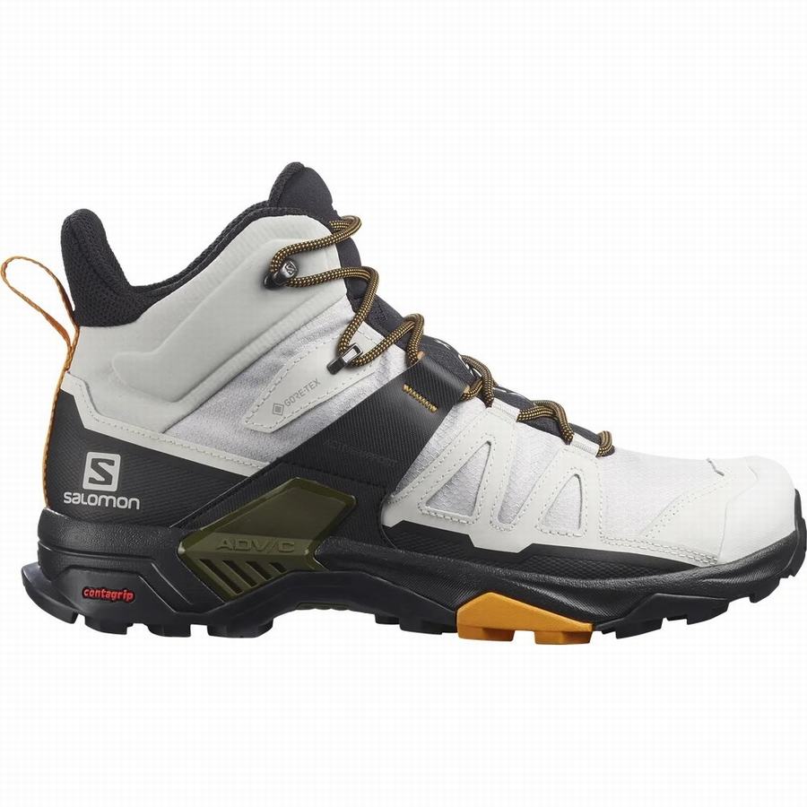 Salomon X Ultra 4 Mid Gore-tex Erkek Trekking Botu Beyaz/Siyah [IKU5216IR]